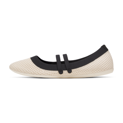 Women's Breezer Mary Jane - Warm White/Natural Black (Warm White Sole)
