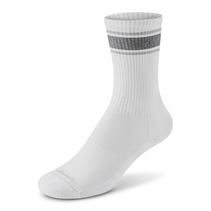 Anytime Crew Sock - Blizzard, Natural Grey Heather (Light Grey Sole)